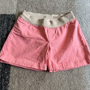 Gap Khakis Women's Pink Stretch Waist Shorts